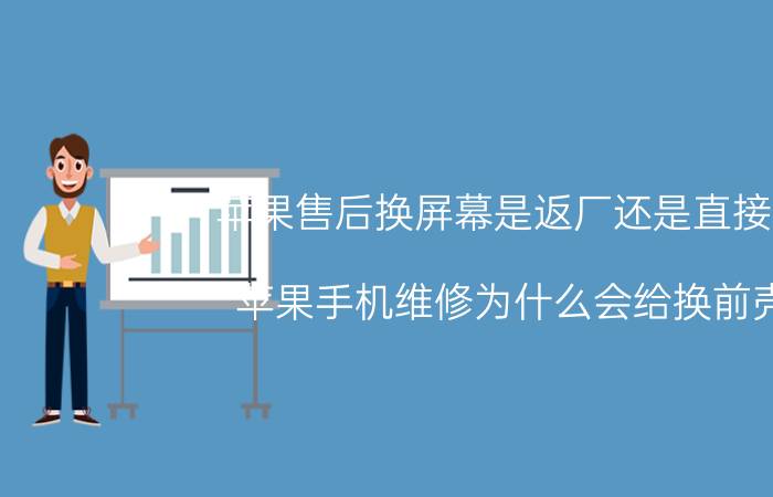 苹果售后换屏幕是返厂还是直接换 苹果手机维修为什么会给换前壳？